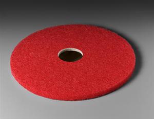 3M 5100 Red Buffer Pads, 13&#34;, 5/Case