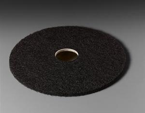 3M 7200 Black Stripper Pads, 13&#34;, 5/Case