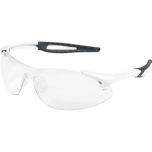 MCR Safety IA130AF Inertia&#153; Safety Glasses,White,Clear, Anti-Fog