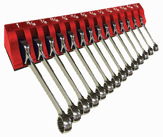 Magnetic Wrench Rack, 4-Piece