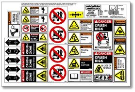 FLSS Equipment Safety Decals, Forklift Safety Sheet | American Parts ...